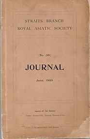 Journal of the Straits Branch of the Royal Asiatic Society No 39, June 1903