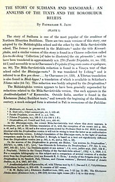 The Story of Sudhana and Manohara: The Texts of the Borobudur Reliefs - PS Jaini