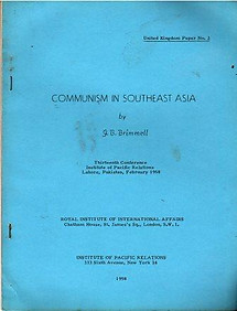 Communism in Southeast Asia - JB Brimmell