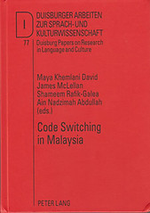 Code Switching in Malaysia - Maya Kemlani David & Others (eds)