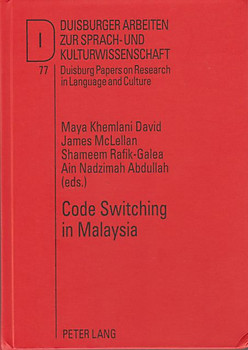 Code Switching in Malaysia - Maya Kemlani David & Others (eds)
