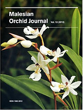 Malesian Orchid Journal Vol 12 (2013) - Andre Schuiteman (ed)
