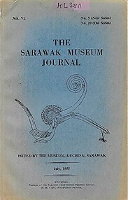 The Sarawak Museum Journal Vol VI No 5 (New Series) (1955) - Tom Harrisson (ed)