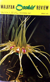 Malayan Orchid Review Vol 9, No 1 December 1967 - Yeoh Bok Choon (ed)
