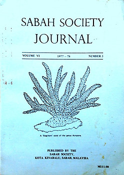 Sabah Society Journal Vol VI No 3 1977-78